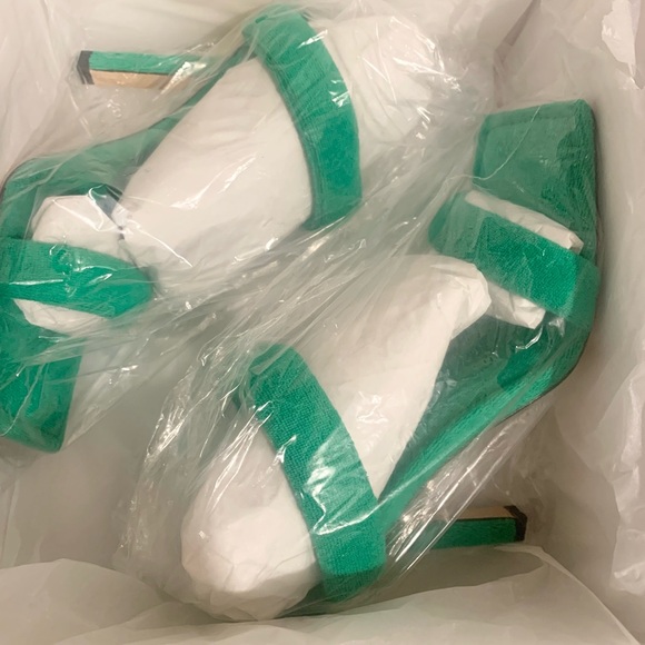 Good American Green Terry Heels - Picture 5 of 6